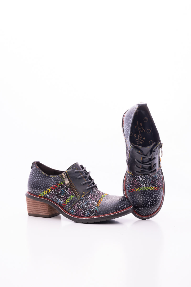 Vicconfy | JOCELYNN GALAXY LEATHER OXFORD