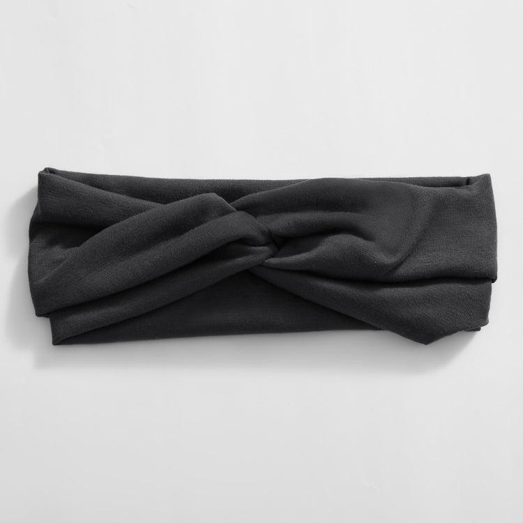 1PC Cotton Stretchy Twisted Knotted Headband for Daily Life Yoga