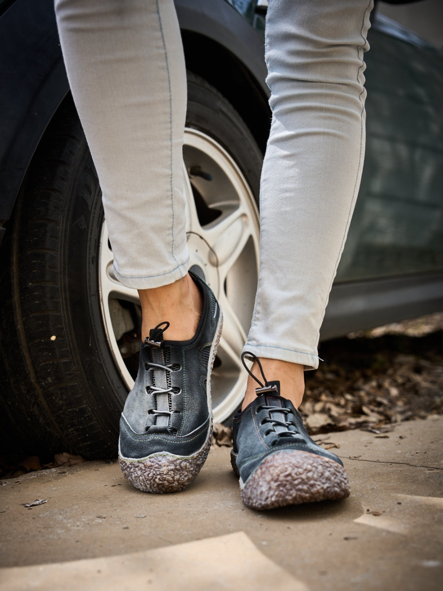 Vicconfy | Right On Road Leather Outdoor Sneaker