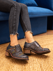 Vicconfy | JOCELYNN GALAXY LEATHER OXFORD