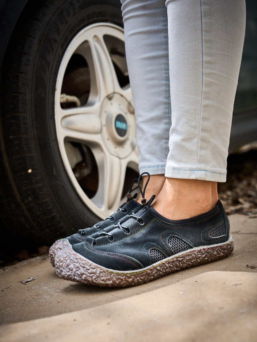Vicconfy | Right On Road Leather Outdoor Sneaker