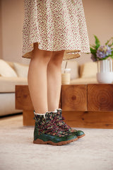 Vicconfy | Holiday Errands Leather Combat Boots