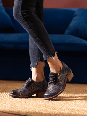 Vicconfy | JOCELYNN GALAXY LEATHER OXFORD
