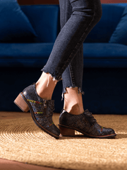 Vicconfy | JOCELYNN GALAXY LEATHER OXFORD
