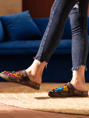 Vicconfy | BRICKELL TROPICAL CUT-OUT LEATHER SANDAL