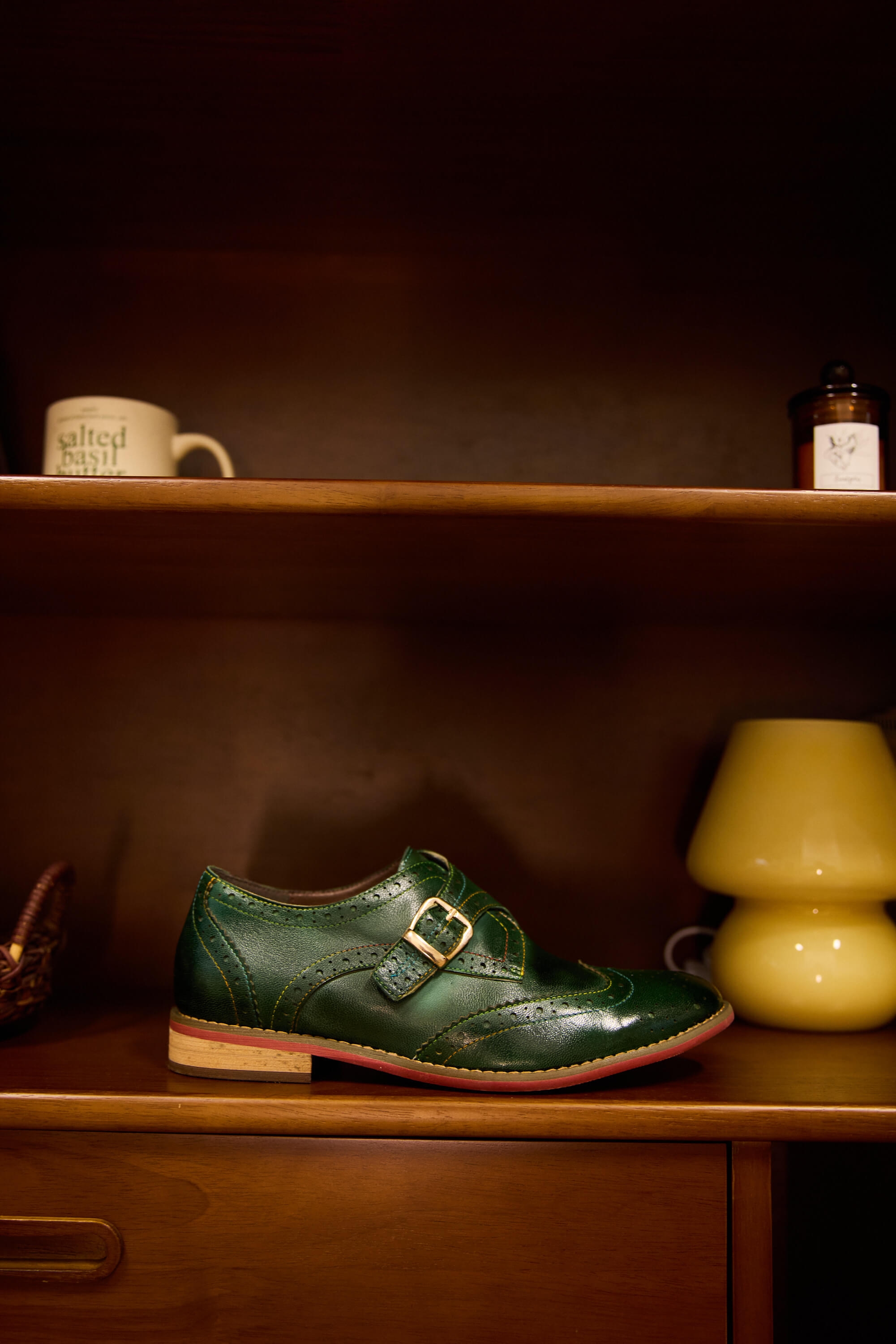 Vicconfy | Cheyenne Leather Monk Oxford