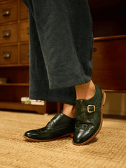 Vicconfy | Cheyenne Leather Monk Oxford