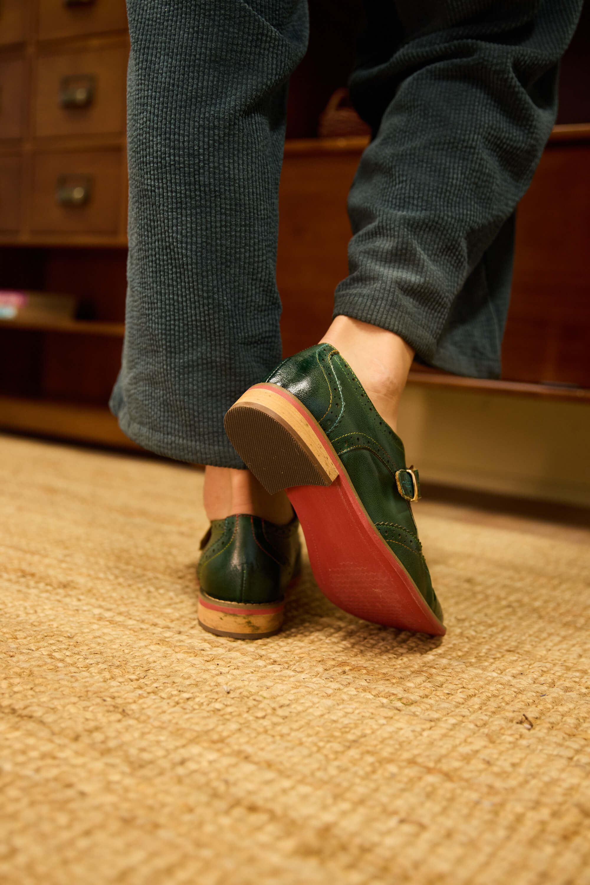 Vicconfy | Cheyenne Leather Monk Oxford