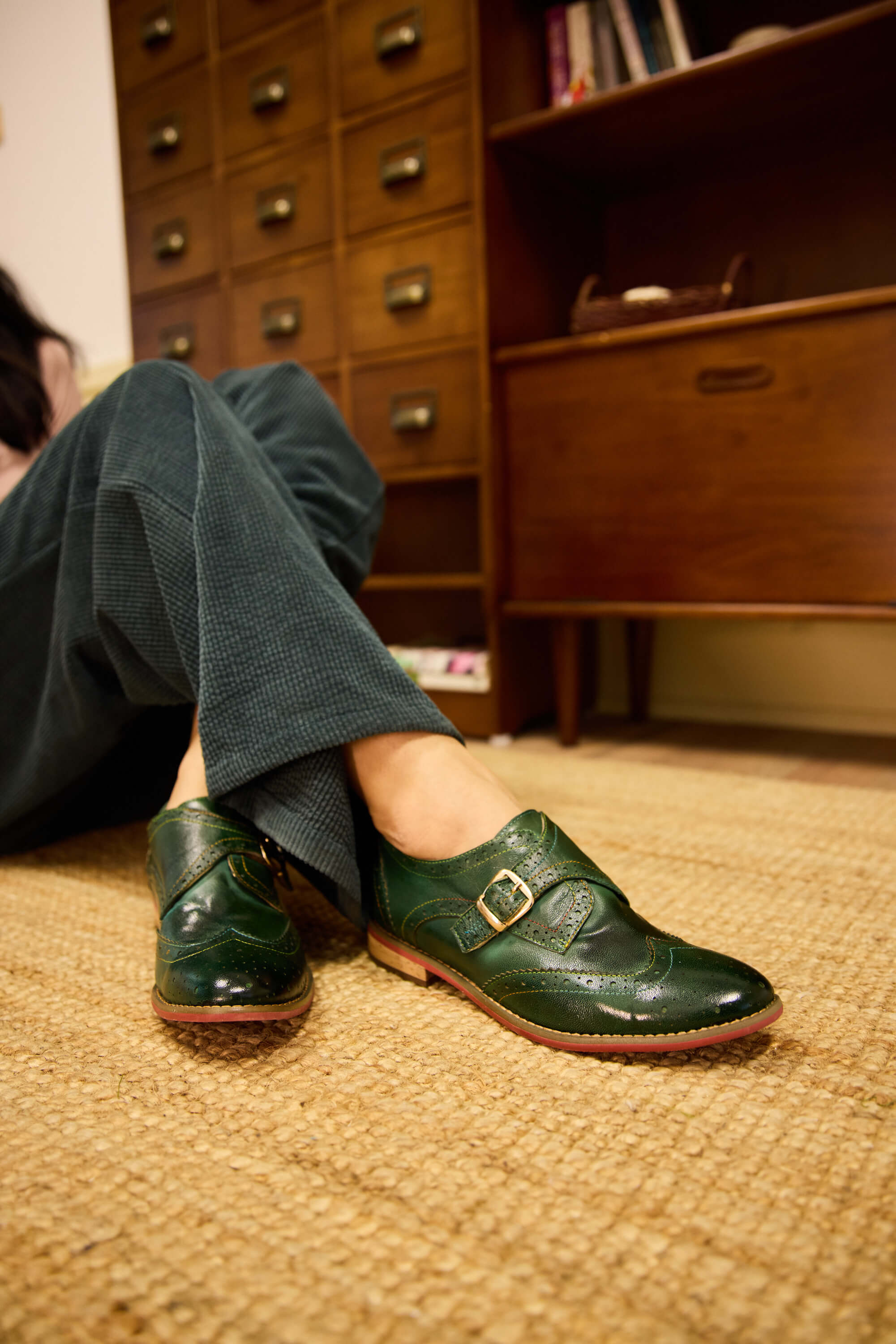 Vicconfy | Cheyenne Leather Monk Oxford