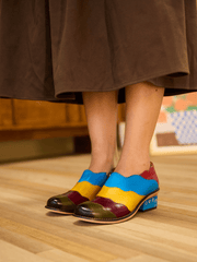 Vicconfy | Sweet Rainbow Leather Oxford