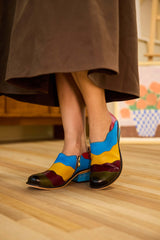 Vicconfy | Sweet Rainbow Leather Oxford