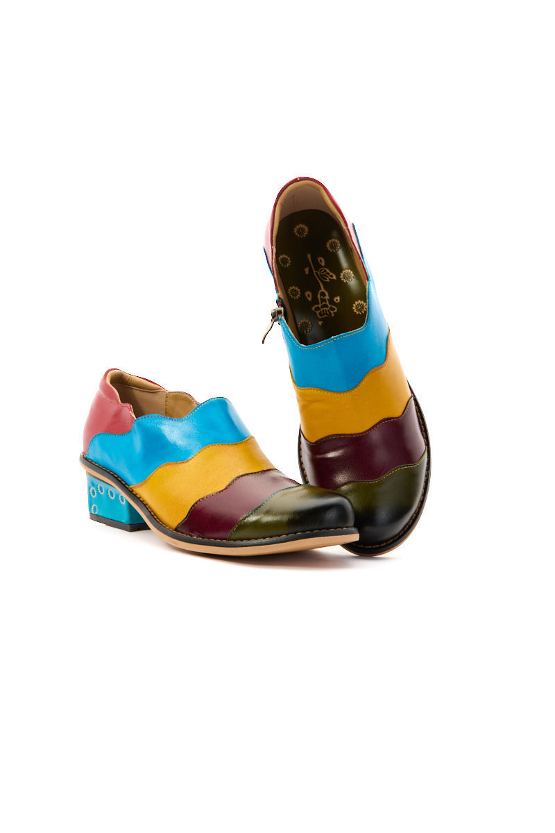 Vicconfy | Sweet Rainbow Leather Oxford