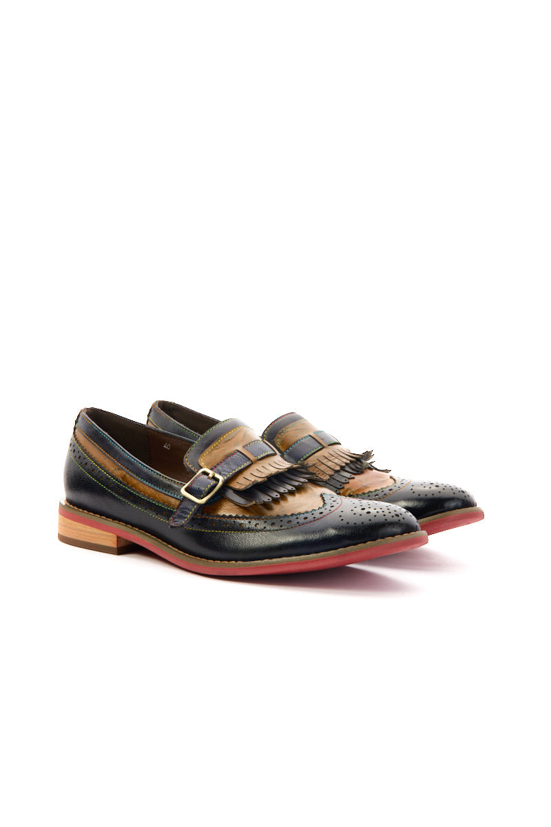 Vicconfy | Marguerite Leather Moccasin Oxford